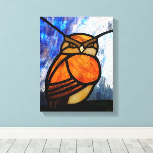 Toile Chouette (Insitu (Plancher de Bois))