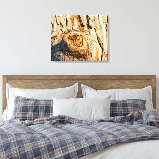 Toile Chouette à cris de l'Est (Insitu(Chambre))
