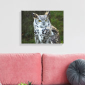 Toile Chouette à grande corne (Insitu(Salon))