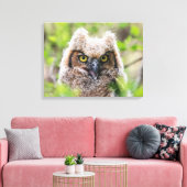 Toile Chouette à grande corne (Insitu(Salon))