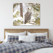 Toile Chouette à longues oreilles (Insitu(Chambre))