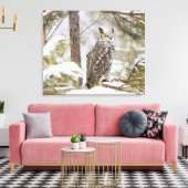 Toile Chouette à longues oreilles (Insitu(Salon))