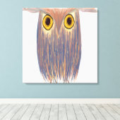 Toile Chouette Colorée Aquarelle (Insitu (Plancher de Bois))