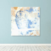 Toile Chouette [conception] 30 po x 30 po (Insitu (Plancher de Bois))
