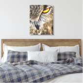 Toile Chouette d'aigle d'Eurasie (Bubo bubo) (Insitu(Chambre))