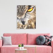 Toile Chouette d'aigle d'Eurasie (Bubo bubo) (Insitu(Salon))