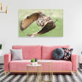 Toile Chouette d'aigle en vol (Insitu(Salon))