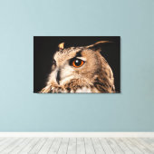 Toile Chouette d'aigle eurasien (Insitu (Plancher de Bois))