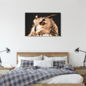 Toile Chouette d'aigle eurasien (Insitu(Chambre))