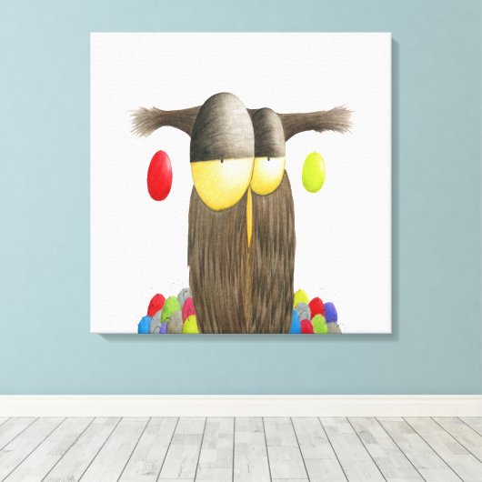 Toile Chouette de Noël (Insitu (Plancher de Bois))