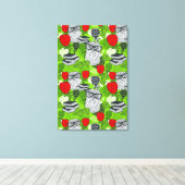 Toile Chouette en roses rouges (Insitu (Plancher de Bois))