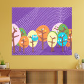 Toile Chouette endormie (Insitu(Salon))