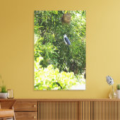 Toile Chouette perchant sur un arbre (Insitu(Salon))