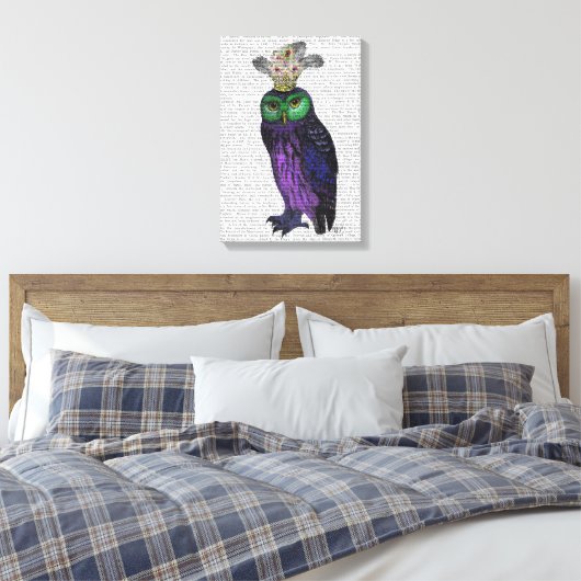 Toile Chouette pourpre (Insitu(Chambre))