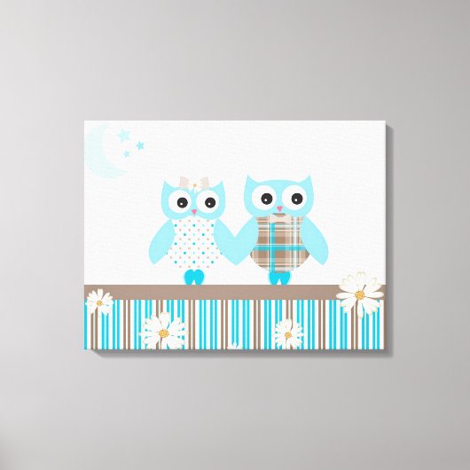Toile Chouettes (Recto)