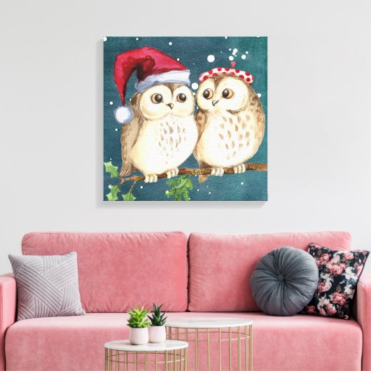 Toile Chouettes (Insitu(Salon))