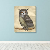 Toile Chouettes (Insitu (Plancher de Bois))