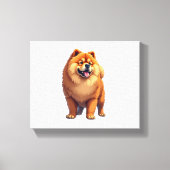 Toile Chow Chow Chien Chien chinois race pour un Chow Ch (Recto)