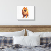 Toile Chow Chow Chien Chien chinois race pour un Chow Ch (Insitu(Chambre))