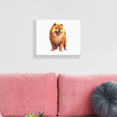 Toile Chow Chow Chien Chien chinois race pour un Chow Ch (Insitu(Salon))