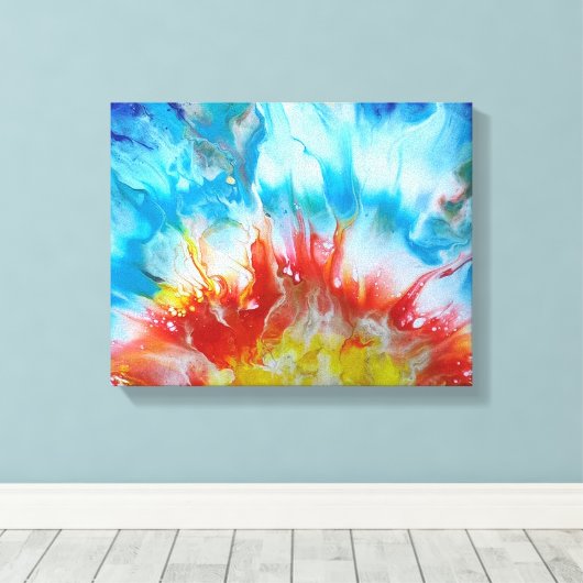 Toile Chrétien "Le premier coucher de soleil" (Insitu (Plancher de Bois))