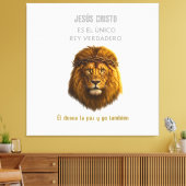 Toile chrétienne Lion de Juda - Jésus-Christ (Insitu(Salon))