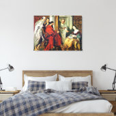 Toile Christ à la Maison de Marthe et Marie de Béthanie (Insitu(Chambre))