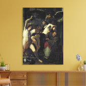 Toile Christ adoré par les anges, Saint Sébastien (Insitu(Salon))