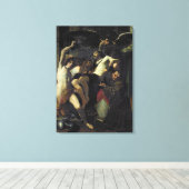 Toile Christ adoré par les anges, Saint Sébastien (Insitu (Plancher de Bois))