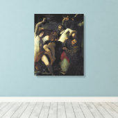 Toile Christ adoré par les anges, Saint Sébastien (Insitu (Plancher de Bois))