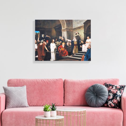 Toile Christ Avant Pilate 1880 Par Mihaly Munkacsy (Insitu(Salon))