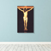Toile Christ crucifié par Diego Velazquez (Insitu (Plancher de Bois))