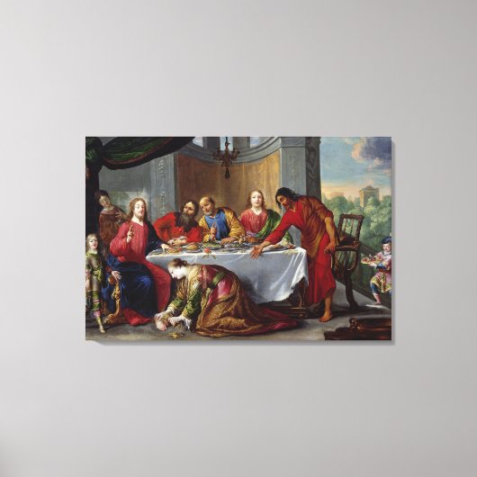 Toile Christ dans la maison de Simon le pharisien (Recto)