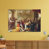Toile Christ dans la maison de Simon le pharisien, 1660 (Insitu(Salon))