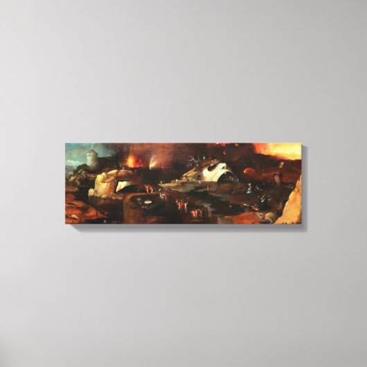 Toile Christ Descent en enfer par Hieronymus Bosch (Recto)