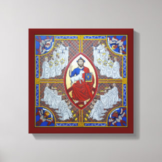 Toile Christ en Majesté et les 24 Aînés