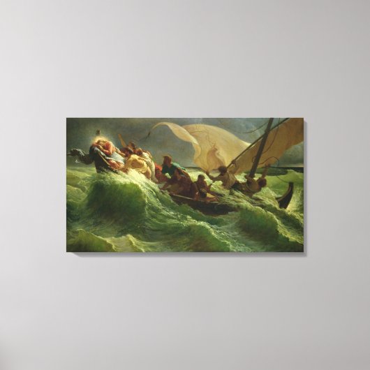 Toile Christ endormi dans son bateau (Recto)