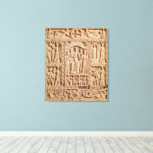 Toile Christ Enthroné, d'un évangéliste (Insitu (Plancher de Bois))