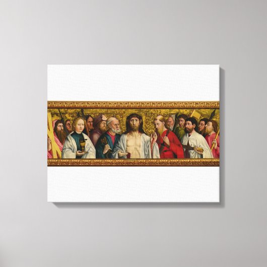 Toile Christ et les douze apôtres (Recto)