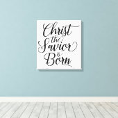 Toile Christ le Sauveur est né (Insitu (Plancher de Bois))