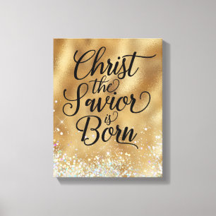 Toile Christ le Sauveur naît Noël
