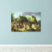 Toile Christ sur la route du Calvaire (Insitu (Plancher de Bois))
