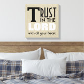 Toile Christian Wrapped Canvas Art Trust dans le Seigneu (Insitu(Chambre))
