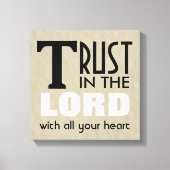 Toile Christian Wrapped Canvas Art Trust dans le Seigneu (Recto)