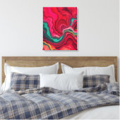 Toile Christmas Bloom Frequencies – Abstract Energy Wrap (Insitu(Chambre))
