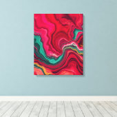 Toile Christmas Bloom Frequencies – Abstract Energy Wrap (Insitu (Plancher de Bois))