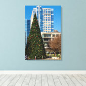 Toile Christmas Downtown Dallas (Insitu (Plancher de Bois))