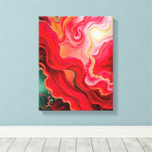 Toile Christmas Frequency Resonance Premium Wrapped (Insitu (Plancher de Bois))