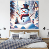 Toile Christmas Snowman (Insitu(Chambre))