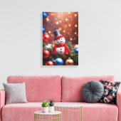 Toile Christmas Snowman (Insitu(Salon))